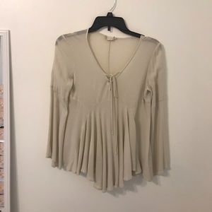 2/20💫ALTARD STATE OFF-WHITE BLOUSE- size small